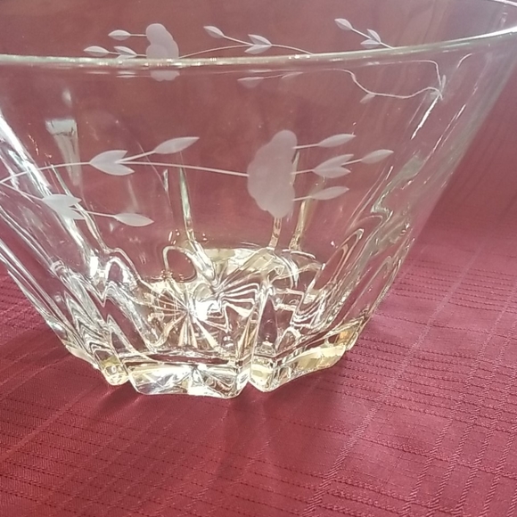 Princess House Dining Princess House Lead Crystal Salad Bowl Poshmark